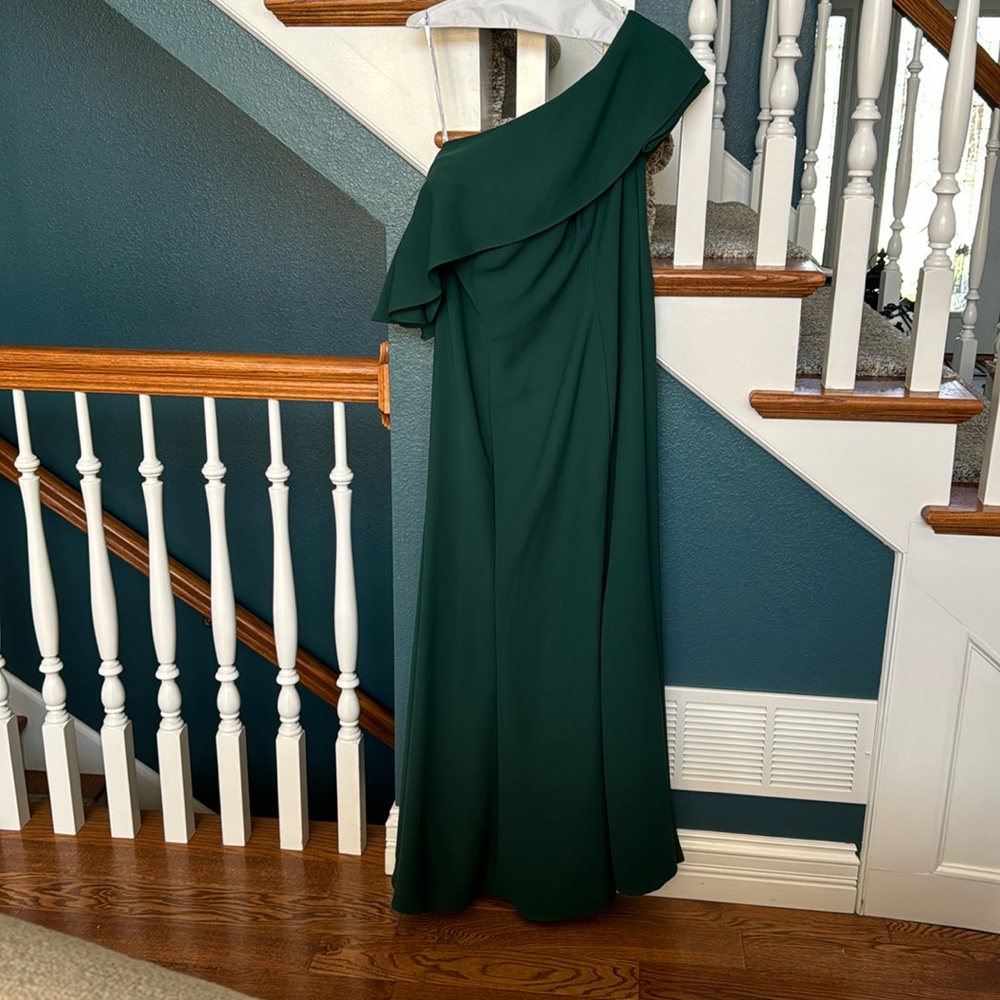 green mother of the bride/ groom dress, worn once